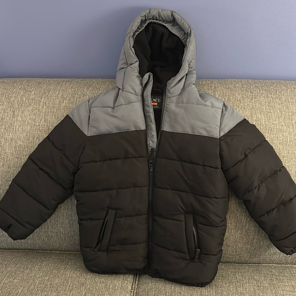Boys fleece lined warm coat size 5/6 - Picture 1 of 3